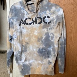 AC/DC tie dye hoodie